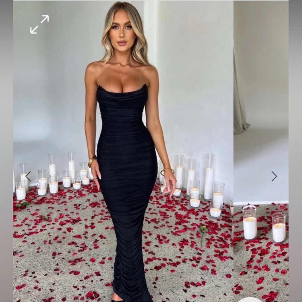 Babyboo Black Strapless Dress